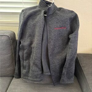 Lands' End Charcoal Full-Zip Jacket